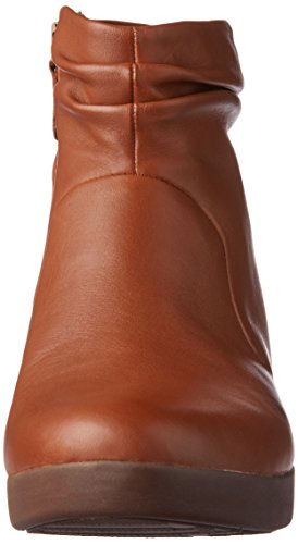 FitFlop Women's Ankle Boots, Brown Caramel 098, 5