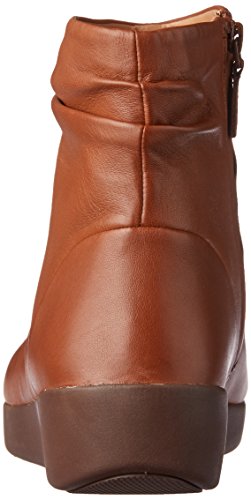 FitFlop Women's Ankle Boots, Brown Caramel 098, 5