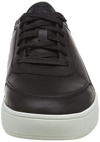 FitFlop Men's Sneaker, Black, 12