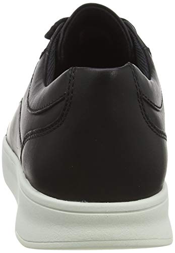 FitFlop Men's Sneaker, Black, 12