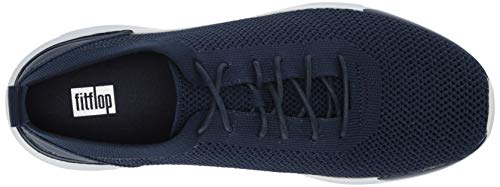 FitFlop Men's FLEXKNIT Sneaker, Midnight Navy, 10 M US
