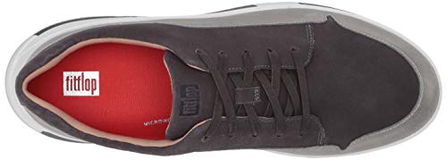 FitFlop Women's Freya Suede Sneakers, Grey, 5 M US