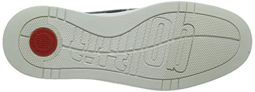 FitFlop Men's Sneaker, Black, 12
