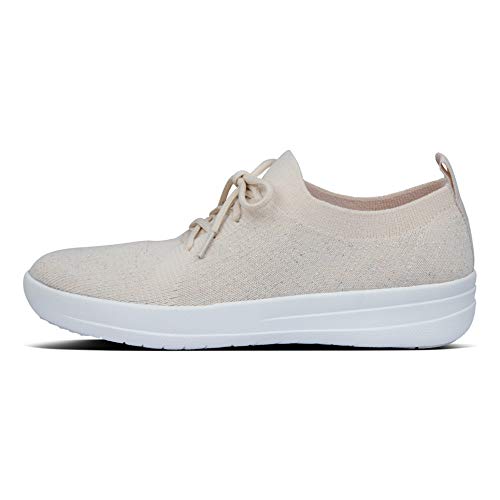 FitFlop womens SNEAKER, Stone, 7 US medium