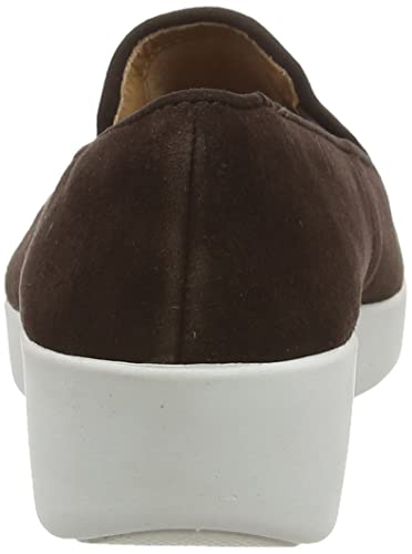 FitFlop Women's Sneaker, Chocolate Brown, 10