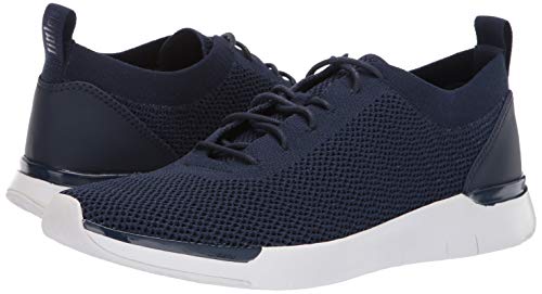 FitFlop Men's FLEXKNIT Sneaker, Midnight Navy, 10 M US