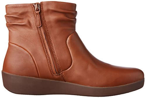 FitFlop Women's Ankle Boots, Brown Caramel 098, 5