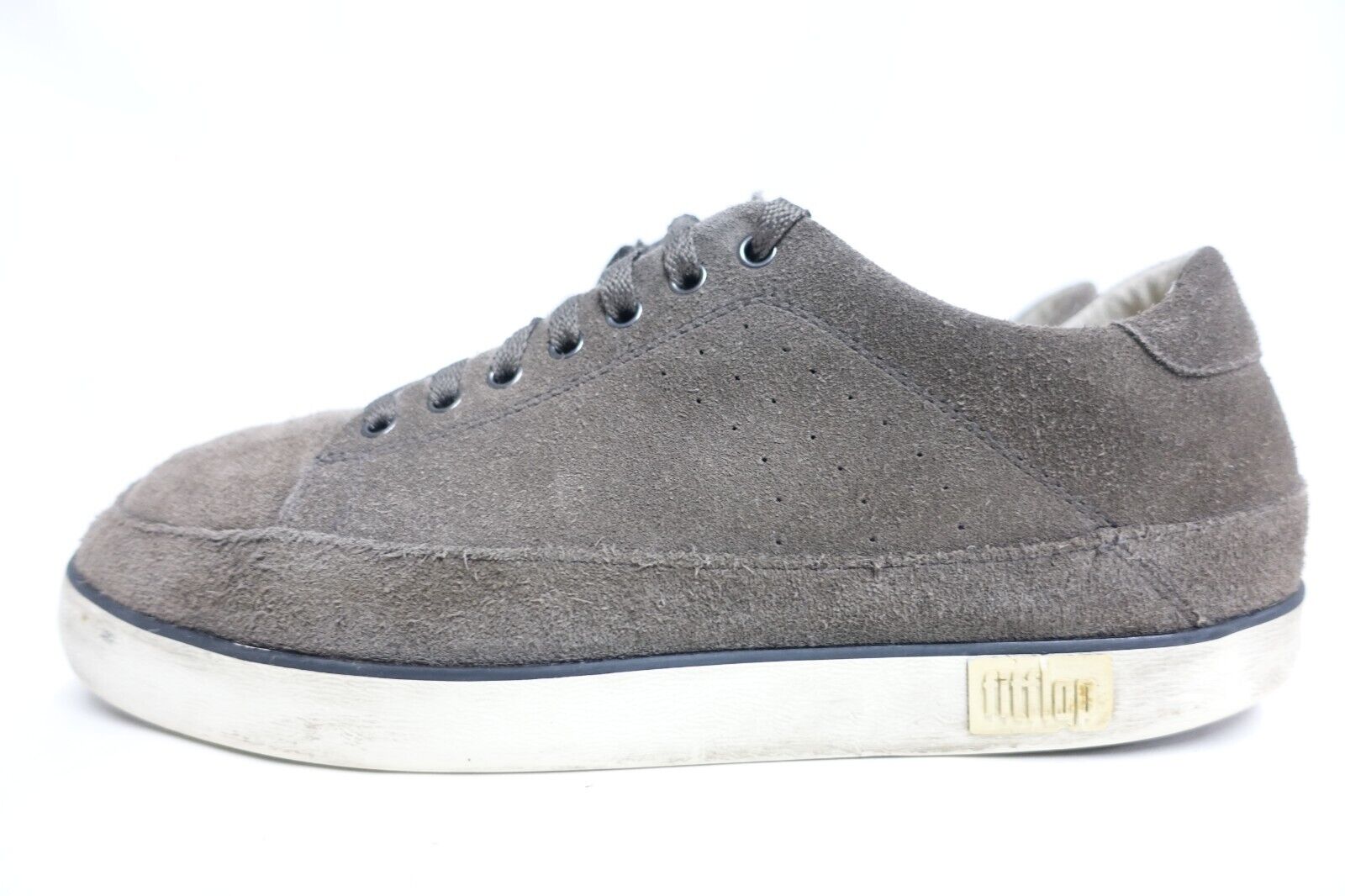 FITFLOP Supertone Grey 11 Men Suede Casual Sneakers
