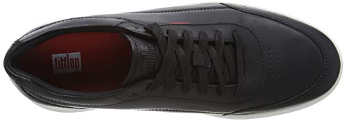 FitFlop Men's Sneaker, Black, 12