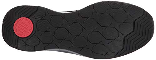 FitFlop Men's FLEXKNIT Sneaker, Black, 11 M US