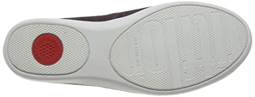 FitFlop Women's Sneaker, Chocolate Brown, 10