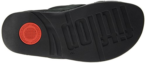 Fitflop Men's Open Toe Sandals, Black, 13
