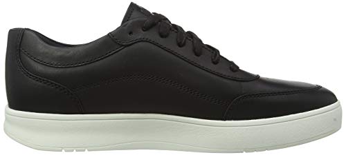 FitFlop Men's Sneaker, Black, 12