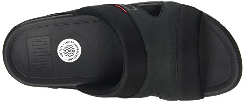 Fitflop Men's Open Toe Sandals, Black, 13