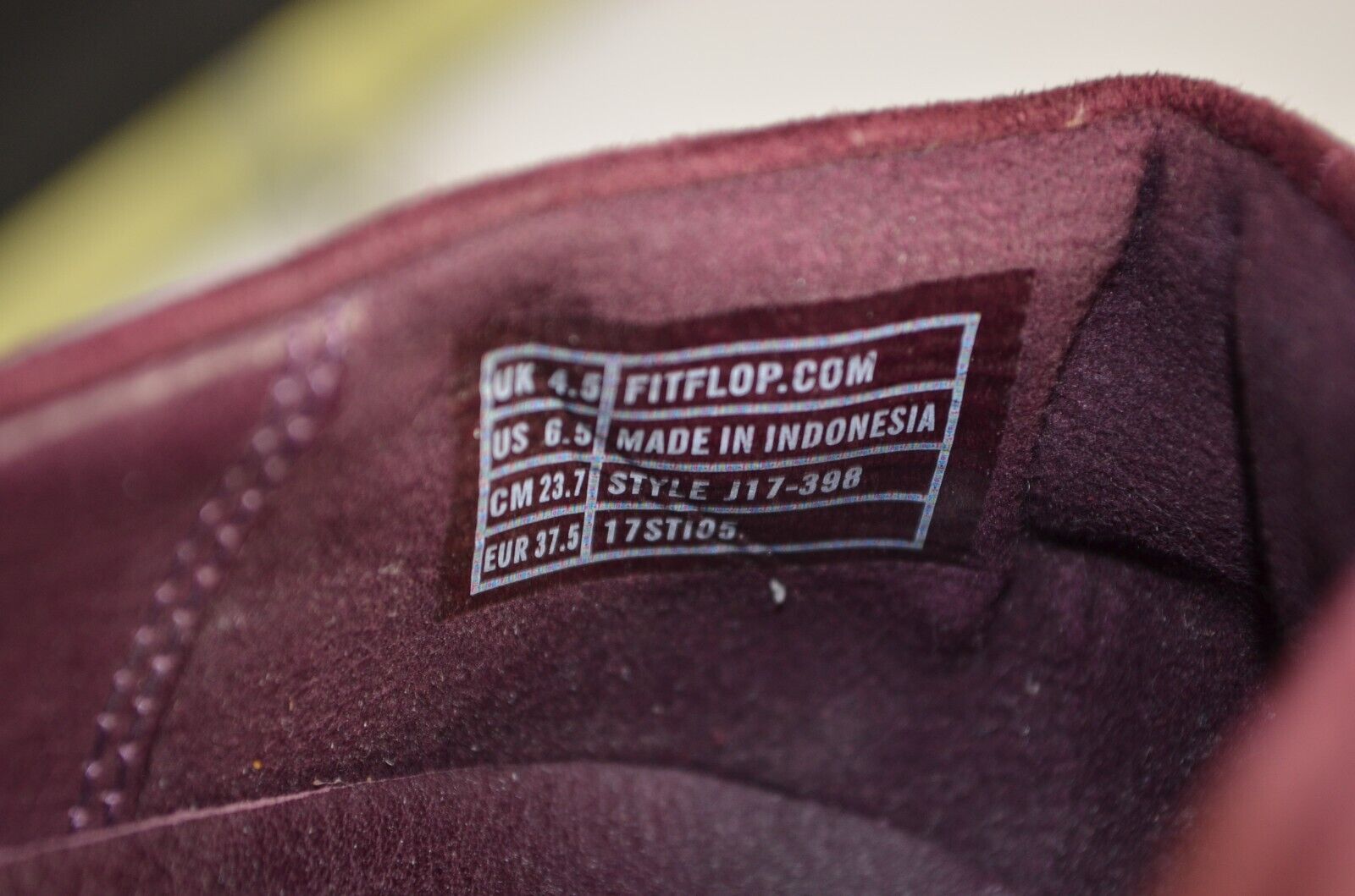 Burgundy Suede Tassel Bow Sneakerloafers for Women