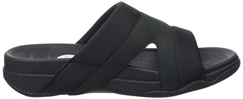 Fitflop Men's Open Toe Sandals, Black, 13