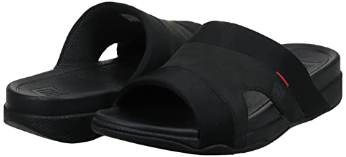 Fitflop Men's Open Toe Sandals, Black, 13
