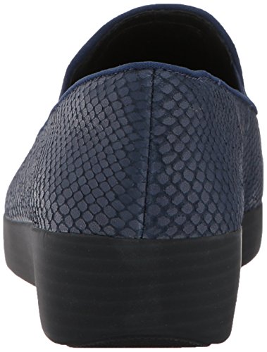 FitFlop Women's Superskate Loafer, Midnight Navy, 7 M US