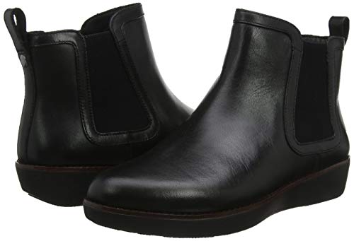 FitFlop Women's Chai Ankle Boots, Black All Black 090, 6
