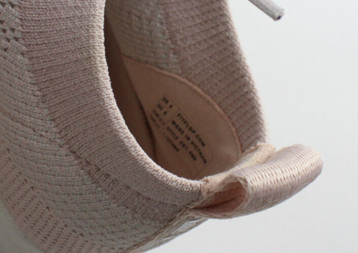 Pale Pink Fitflop Uberknit High Top Sneakers