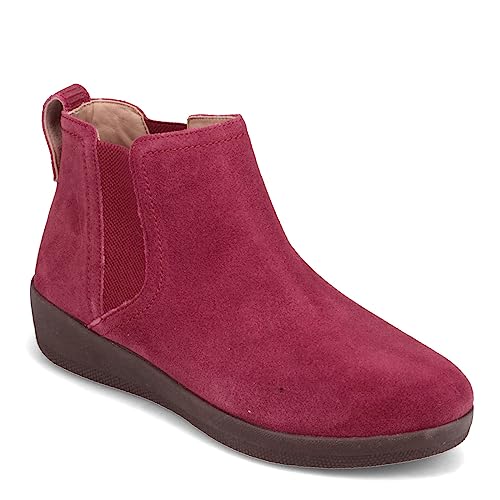 FitFlop Women's, Superchelsea Boot Dark RED 5 M