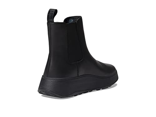 Women's All Black Flatform Chelsea Boots