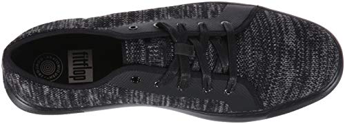 FitFlop Men's Christoph Knit Sneakers, Black, 10 M US