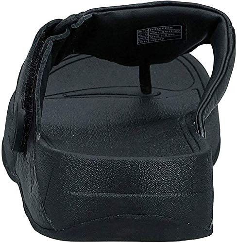 Men's All Black FitFlop Trakk II Flip Flop