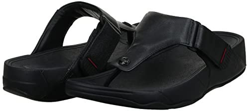 Men's All Black FitFlop Trakk II Flip Flop