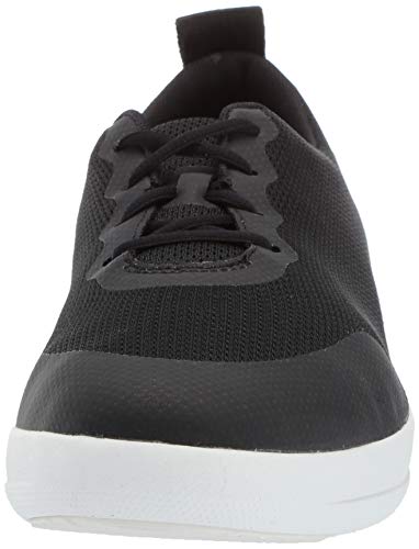 FitFlop Women's F-Sporty Ombre Sneaker, Black, 10 M US