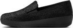 fitflop Women's Superskate Loafer Flat, All All Black, 6 M US