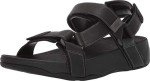 FitFlop Men's Ryker Sandal, Black, 11 M US