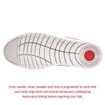 Urban White Leather Rally Sneakers for Women