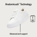 Urban White Leather Rally Sneakers for Women