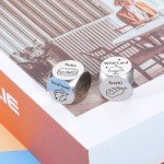 Stocking Stuffers for Adults Halloween Basket Stuffers for Men Women Boo Basket Stuffers for Him Her Gilrfriend Boyfriend Boo Basket Ideas Funny Tin Anniversary Dice Gifts for Him 10 Year Anniversary