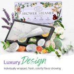 Shower Steamers Aromatherapy BLRIET 8 Pack Gifts for Women, Men, Mom, Teen Lavender Natural Essential Oil Home Spa Self Care Relaxation Stress Relief Shower Bombs Birthday Gifts Stocking Stuffers