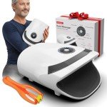 Hand Massager with Heat - White Elephant Gifts for Adults,Gifts for Women Men Mom Dad,Birthday Gifts for Women,Mens Gifts(White)