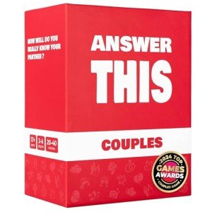 Answer This - Couples Games - How Well Do You Know Your Partner? - Relationship & Conversation Card Game for Date Night or a Party - Cool Anniversary & Valentine Gift Idea