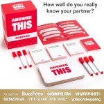 Answer This - Couples Games - How Well Do You Know Your Partner? - Relationship & Conversation Card Game for Date Night or a Party - Cool Anniversary & Valentine Gift Idea