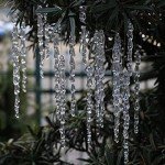 25 pcs icicles Ornament Set - ToBeIT Christmas Decoration Acrylic Clear icicles Set (25pcs icicles Ornament)
