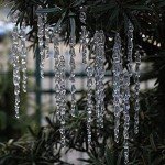 25 pcs icicles Ornament Set - ToBeIT Christmas Decoration Acrylic Clear icicles Set (25pcs icicles Ornament)