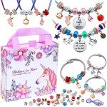 Unicorn Charm Bracelet Making Kit for Girls