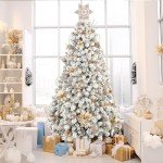 SHareconn 86PCS Christmas Balls Ornaments Set,Shatterproof Plastic Clear Decorative Baubles for Xmas Tree Decor Holiday Wedding Party Decoration,Champagne