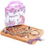 Unicorn Charm Bracelet Making Kit for Girls