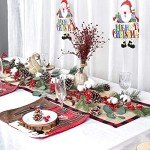 DearHouse 6Ft Berry Christmas Garland with Pinecones Berries Spruce Eucalyptus Leaves Cotton Balls Winter Artificial Greenery Garland for Holiday Season Mantel Fireplace New Year Table Runner Decor