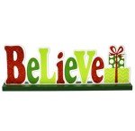 Gift Boutique 6 Christmas Table Signs Decorations Wooden Centerpiece Tabletop Snowman Wood Desktop Decor for Kitchen Home Xmas Holiday Party Supplies