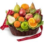 Golden State Fruit Merry Christmas California Bounty Fruit Gift Basket