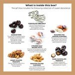 Chocolate Gift Basket Tins Gift Box, Gourmet Candy Basket Holiday Chocolates Covered Pretzels Gifts Food Sets For Men Women Prime Baskets Delivery Thanksgiving Valentines Day Delivered by Oh Nuts