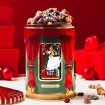 Christmas Gift Basket- Gourmet Food Gifts - Plays Music - Holiday Chocolate and Candy, Sweets and Snacks- Nutcracker Suite- Bonnie and Pop