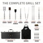 BBQ Grill Tool Set for Men - Holiday Gift